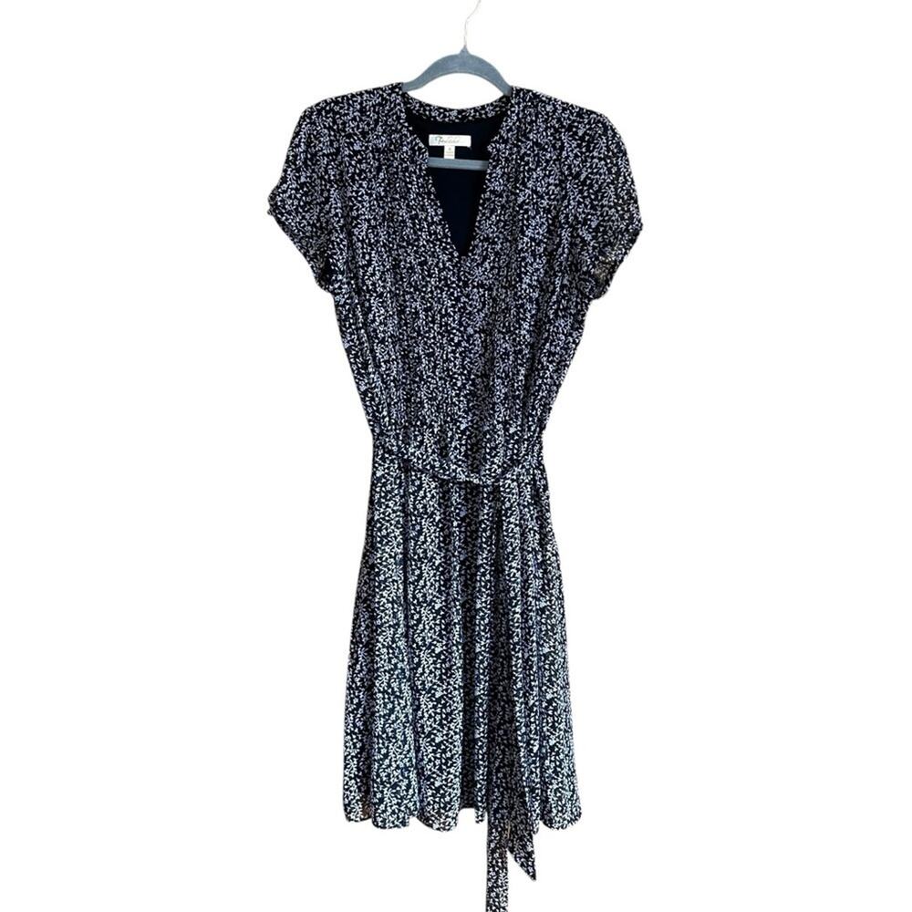 Prelude Floral Smocked Midi Dress Sz 10